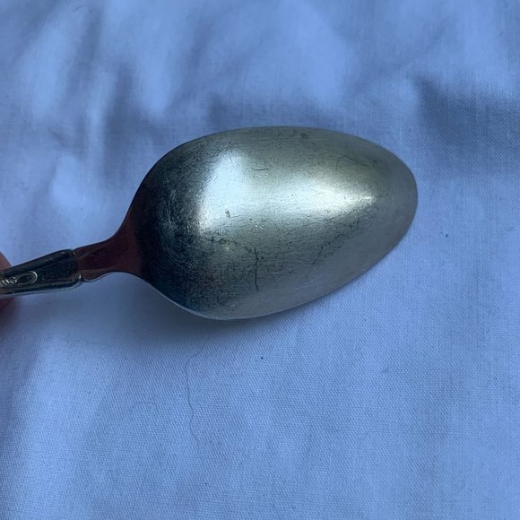 Oneida Community Affection Pattern Silver-Plate Teaspoon - 1960s - Picture 7 of 8